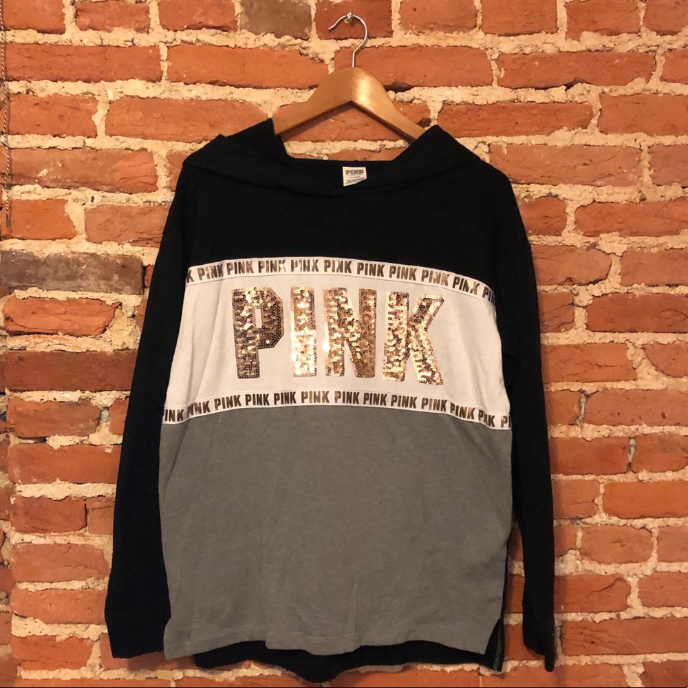 PINK Victoria’s Secret Sequin hoodie